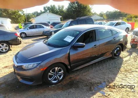 2016 Honda Civic Lx из США, поврежденный, VIN 19XFC2F56GE020450